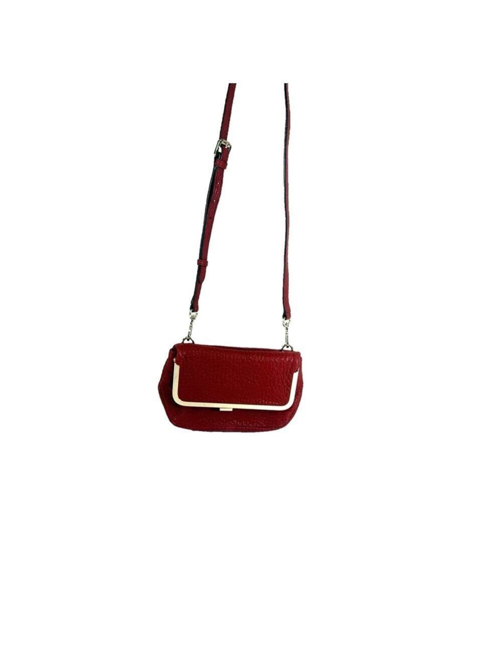 Vince Camuto Lil leather Crossbody Bag pepperberry